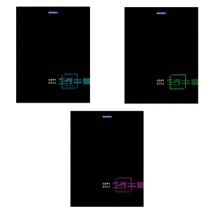 Тетрадь А4 48л. клетка BRAUBERG, скоба, глянцевый лак, "DARK"