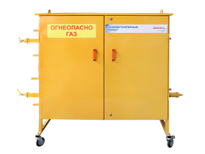 Стенд-тренажер "Газораспределительный пункт" с двумя линиями редуцирования