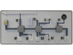 Комплект учебно-лабораторного оборудования "Монтаж и наладка электроснабжения промышленных зданий и гражданских сооружений"