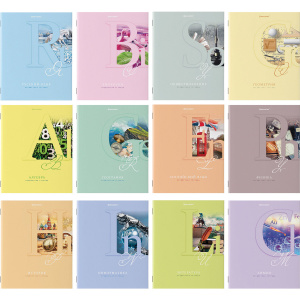 Тетради предметные, КОМПЛЕКТ 12 ПРЕДМЕТОВ, ПАСТЕЛЬНАЯ, 48л, обложка картон, BRAUBERG