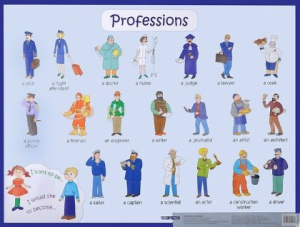 Нагл. пос. Английский язык. Профессии. Professions. (Айрис)