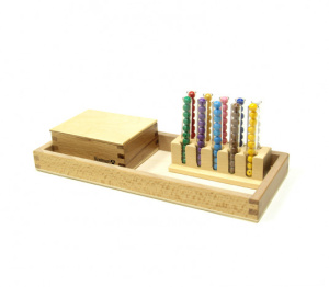 Набор для сортировки (раскладка бусин) в пробирки. 10 шт.