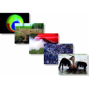 Модель-аппликация "Воздействие человека на окружающую среду" (ламинированная)