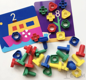 Гайки и болтики. Набор для группы с карточками.