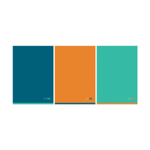 Тетрадь А4 48л. клетка BG "Monocolor. 48", обложка картон