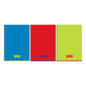 Тетрадь А4 120л. клетка на спирали BG "Copybook", глянцевая ламинация