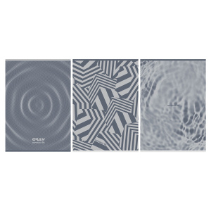 Тетрадь А4 96л. клетка BG, обложка картон, "Not clear"