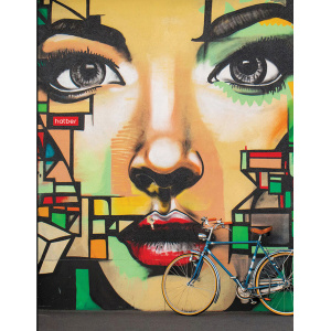 Тетрадь на кольцах А5 (175х220мм) 160л. HATBER "Street ART", картонная обложка, клетка, 22821