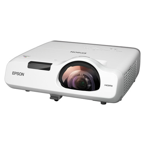 Проектор EPSON EB-530, LCD, 1024×768, 4:3, 3200 лм, 16000:1, короткофокусный, 3,7 кг