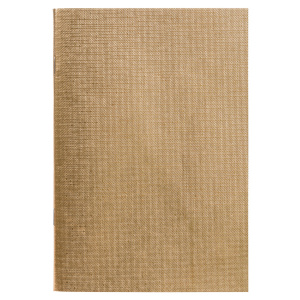 Тетрадь бумвинил А4 48л. клетка HATBER, скоба, офсет, ЗОЛОТО Metallic, 48Т4бвВ3