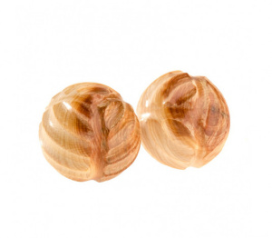 Тактильные можжевеловые шарики рифлёные