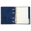 Тетрадь на кольцах А5 (148*218мм) 120л. BRAUBERG "Main", экокожа, синяя