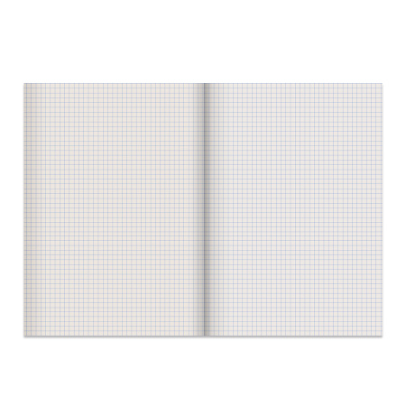 Тетрадь бумвинил А4 96л. клетка STAFF, скоба, офсет №2, СИНИЙ