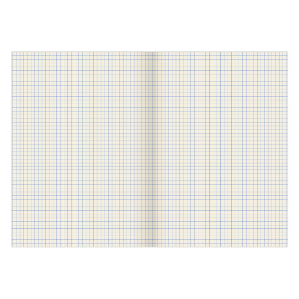 Тетрадь бумвинил А4 96л. клетка STAFF, скоба, офсет №2,  БОРДОВЫЙ