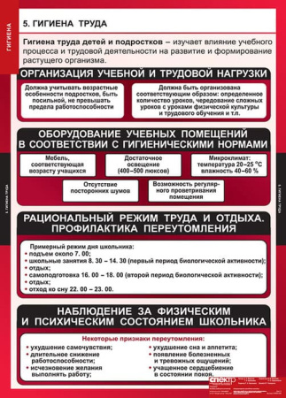 Гигиена, 8 таблиц