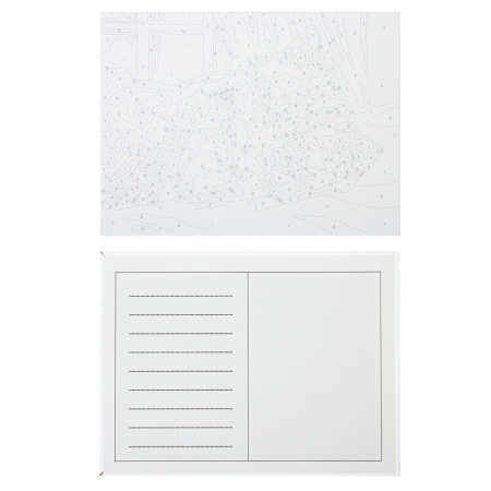 Картина по номерам 15х20 см, ЮНЛАНДИЯ "Котенок", на холсте, акрил, кисти, 662502