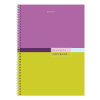 Тетрадь А4 80л. клетка на спирали BRAUBERG, обложка твердая, "Color"