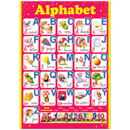 36666 Плакат "Alphabet" 490х690