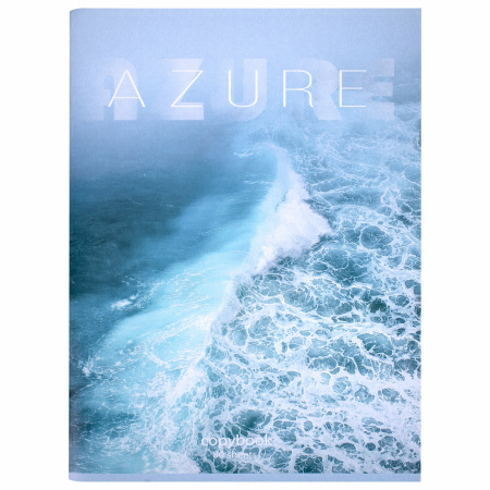 Тетрадь А4 80л. клетка STAFF Basic, офсет №2, обложка картон, Ocean