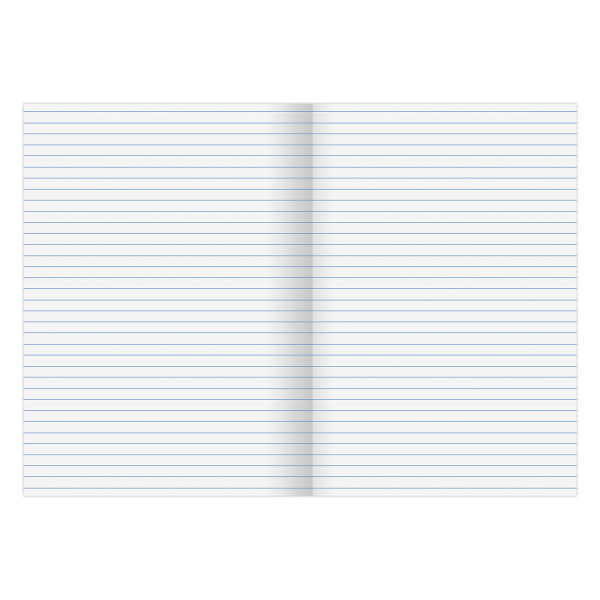 Тетрадь бумвинил А4 96л. линия STAFF, скоба, офсет №1, СИНИЙ