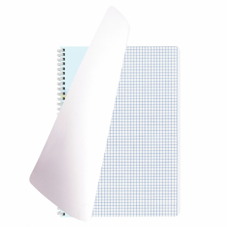 Тетрадь А4 80л. клетка на спирали BRAUBERG, обложка картон, Discover