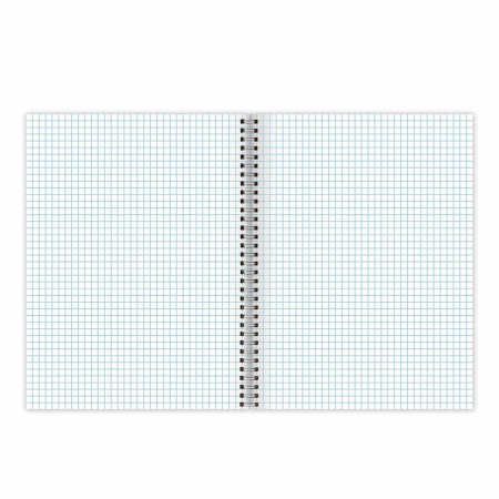 Тетрадь А4 96л. клетка на спирали BRAUBERG, офсет, обложка картон, Dark