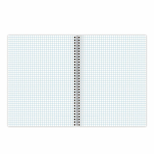 Тетрадь А4 96л. клетка на спирали BRAUBERG, офсет, обложка картон, Dark