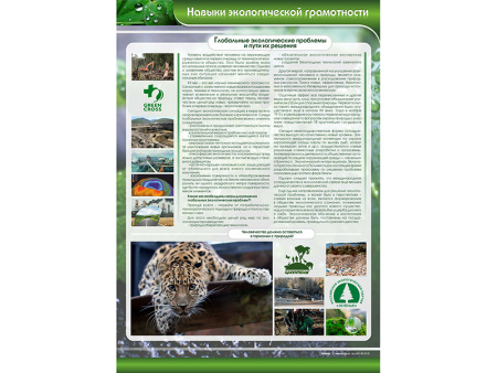 Перекидная плакатница "Навыки экологической грамотности"