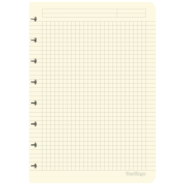 Сменный блок к бизнес-тетради Berlingo 80л., A5, белый RPd_A5001