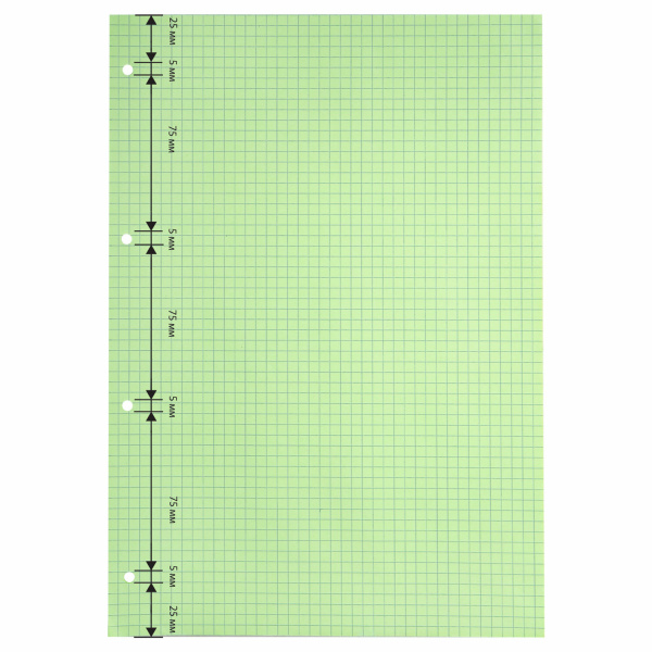 Сменный блок к тетради на кольцах А4 120л. BRAUBERG, (4 цвета по 30л.)