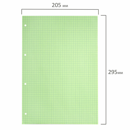 Сменный блок к тетради на кольцах А4 120л. BRAUBERG, (4 цвета по 30л.)