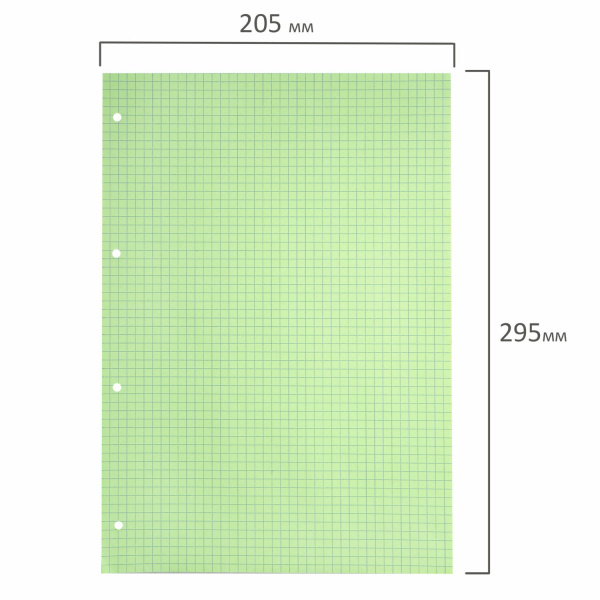 Сменный блок к тетради на кольцах А4 120л. BRAUBERG, (4 цвета по 30л.)