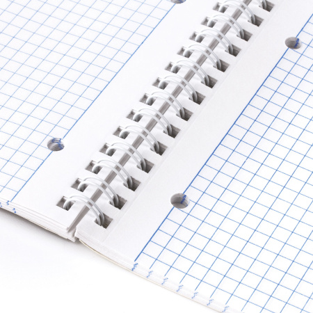 Тетрадь А4 96л. клетка на спирали BRAUBERG "Pro", обложка картон, One Colour (Один цвет)