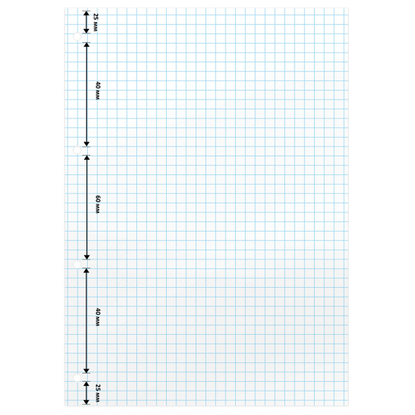 Сменный блок к тетради на кольцах А5 160л. BRAUBERG, Белый