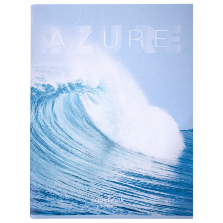 Тетрадь А4 80л. клетка STAFF Basic, офсет №2, обложка картон, Ocean