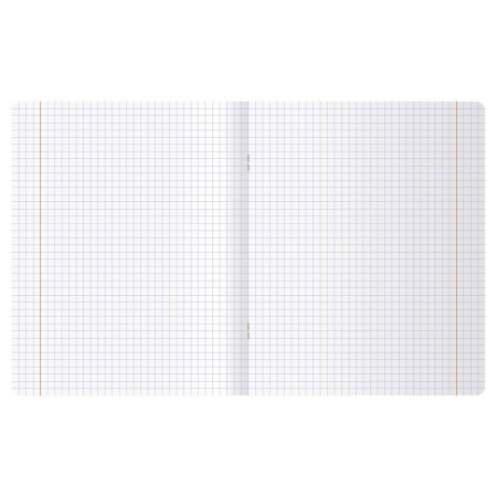 Тетрадь бумвинил А4 96л. клетка BG, синий, суперэконом