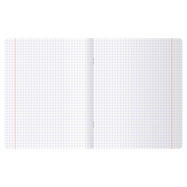 Тетрадь бумвинил А4 96л. клетка BG, синий, суперэконом