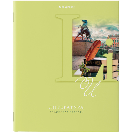Тетради предметные, КОМПЛЕКТ 12 ПРЕДМЕТОВ, ПАСТЕЛЬНАЯ, 48л, обложка картон, BRAUBERG