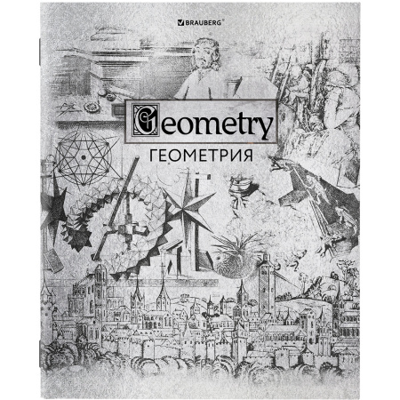 Тетради предметные, КОМПЛЕКТ 12 ПРЕДМЕТОВ, SILVER, 48л, С СЕРЕБРЯНОЙ ОБЛОЖКОЙ, BRAUBERG