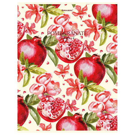 Тетрадь А4 96л. клетка BRAUBERG, офсет, глянцевый лак, "FRUITS"