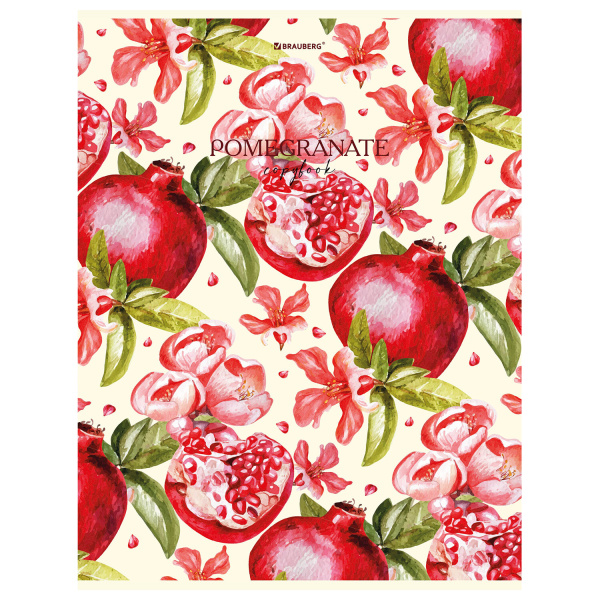 Тетрадь А4 96л. клетка BRAUBERG, офсет, глянцевый лак, "FRUITS"