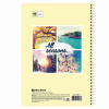 Тетрадь А4 96л. клетка на спирали BRAUBERG, офсет, обложка мелованный картон, "4 сезона"