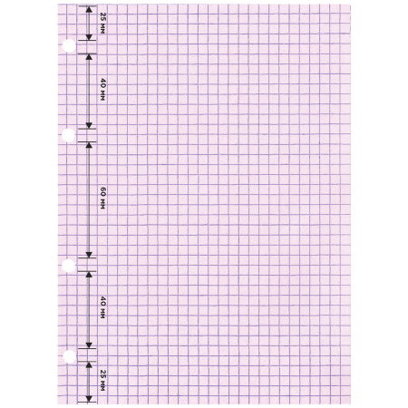 Сменный блок к тетради на кольцах А5 200л. BRAUBERG, 4 цвета по 50 л.