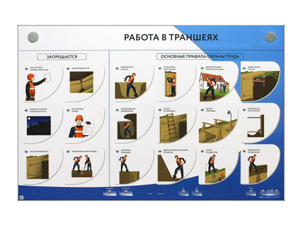 Интерактивный электрифицированный стенд "Работа в траншеях"