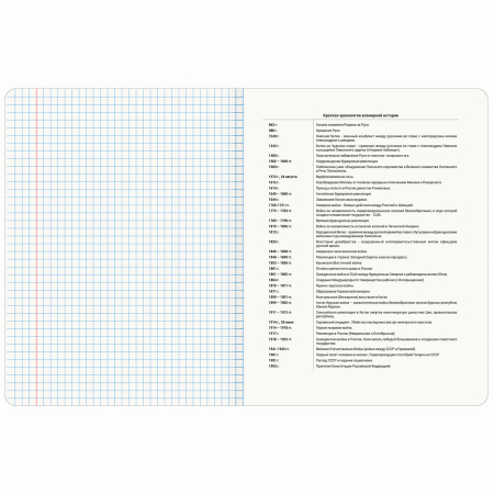 Тетрадь предметная ANIME GIRLS 48л, матовая ламинация, ИСТОРИЯ, клетка, подсказ, BRAUBERG