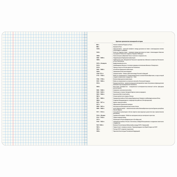 Тетрадь предметная ANIME GIRLS 48л, матовая ламинация, ИСТОРИЯ, клетка, подсказ, BRAUBERG