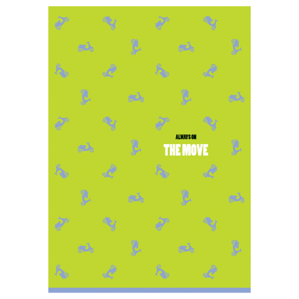 Тетрадь А4 96л. клетка BG, обложка мелованный картон "Будь в тренде"