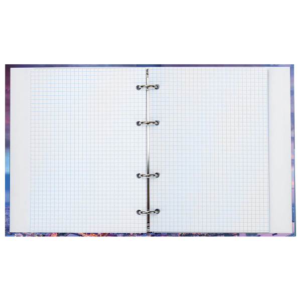 Тетрадь на кольцах А5 (165х215мм) 120л. BRAUBERG "Travel", твердый картон, клетка