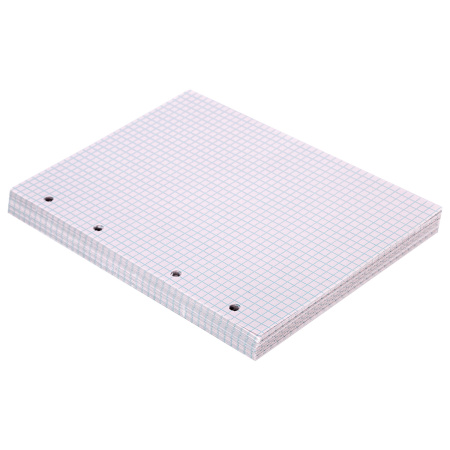 Сменный блок к тетради на кольцах А5 120л. BRAUBERG, Белый