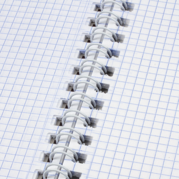 Тетрадь А4 120л. клетка на спирали BRAUBERG, обложка картон, "Vision"